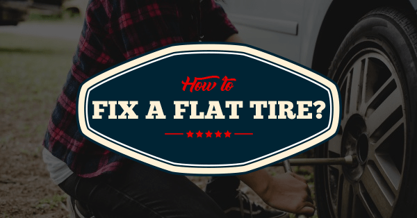 how to fix a flat tire