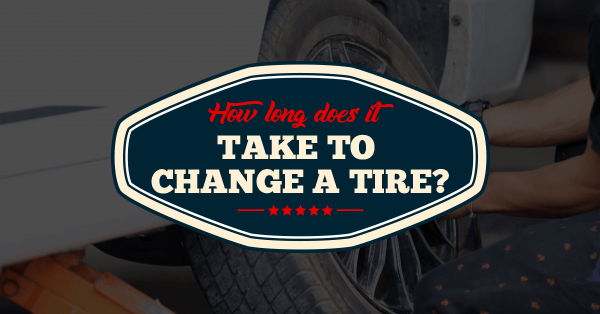 how long does it take to change a flat tire