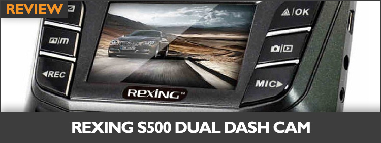 Rexing S500 Dual Dashboard Camera